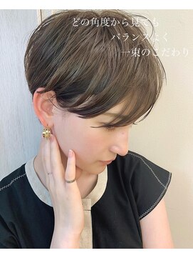 ジジ 代々木(Gigi) [代々木]ナチュラルピンクスイートAラインの甘辛ショートボブ