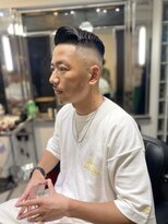 メリケンバーバーショップ トーキョー(MERICAN BARBERSHOP TYO)&nbsp;MEN'SHAIR束感ショート波巻きハイライトマッシュ80