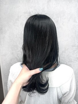 デミヘアー(Demi hair) ダークグレージュカラー×レイヤーカット