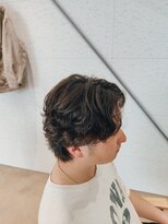 ビーヒアナウ N゜03 金沢駅西店(BE HERE NOW) ケアパーマ/髪質改善パーマ/センターパート/グランジパーマ