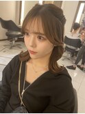 ねじりアレンジくびれ巻き