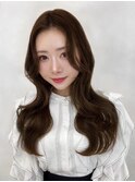 大人可愛い/韓国レイヤー/ロングレイヤー/ツヤ感/美髪