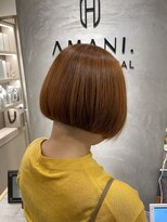 アマニ ヘアー ホスピタル(AMANI. HAIR HOSPITAL)&nbsp;AMANI 前下がりミニボブ