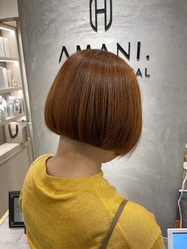 アマニ ヘアー ホスピタル(AMANI. HAIR HOSPITAL) AMANI 前下がりミニボブ