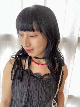 ナイアバイアヌエヌエ(naia by anuenue) フェイスフレーミング×ネイビー