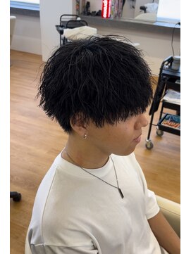 ビカム 名駅(become) ツイストスパイラルパーマメンズマッシュ