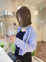 ジーナ 天神(Zina)&nbsp;ボブ/ミディアム/切りっぱなし/福岡美容室