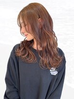 ヘアメイク ミチ 富田店(HAIRMAKE MICHI) 【MICHI 富田店 古作蓮】 アプリコットオレンジ 透明感 髪質改善