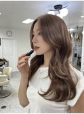 【ブリーチなしダブルカラー】ヘーゼルブラウン