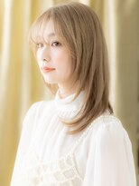 カバーヘア ブリス 大宮西口(COVER HAIR bliss) 透明感ハイトーンカラー小顔顔周りレイヤーロングウルフX大宮