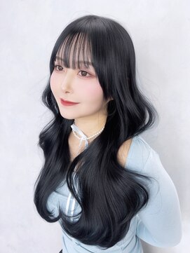 アイティー バイ アルバム 中野店(IT by ALBUM) 暗めカラー韓国レイヤーロング顔周りレイヤー_F20692