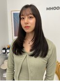 顔まわりレイヤー/レイヤーカット._.