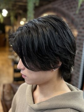 バーシャミ 博多(Baciami) 【Shosuke】毛流れで大人こなれ感演出！ニュアンスパーマ