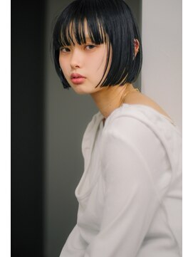 ボブ　髪質改善／白髪改善／白髪ぼかし／脱白髪染め