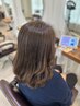【大人世代に人気☆】白髪ぼかしハイライトカラー+ケラチンTr ￥19900