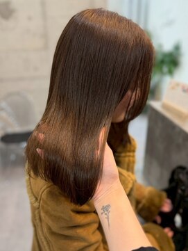 ニフティー(Nifty) 愛されセミロング/柔らかストレート/フェイスレイヤー/うる艶髪