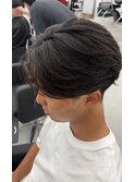 曲がる縮毛矯正で作るセンターパート