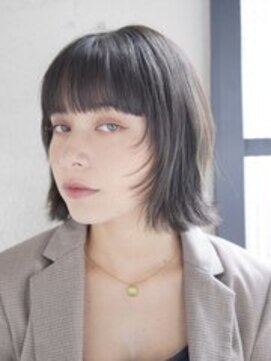 アールイーノウン 阿倍野区昭和町店(re; nown) 大人可愛い20代30代40代小顔ウルフボブグレージュくびれ