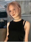 薬院 ハイトーンカラー シールエクステ バレイヤージュカラー