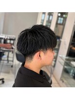 グルー(glue) ナチュラルマッシュ×刈り上げ