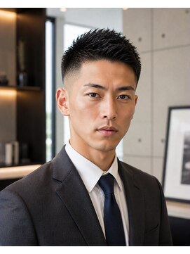メンズバグズ(MEN's Baguz) 清潔感と男らしさを両立する好印象ビジネスフェードショート
