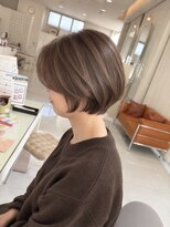 ユウヘアー 師勝店(U Hair)&nbsp;秋におすすめ！ベージュ　ショートボブ