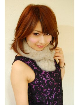 オズ ヘアーアンドトータルビューティー(OZ hair&total beauty) ミディアムレイヤー　produce　by　OZY☆