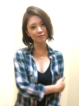 ラウンジ モリオ イケブクロ(Lounge MORIO Ikebukuro) 【morio池袋】大人かわいい立ち上げバングボブ