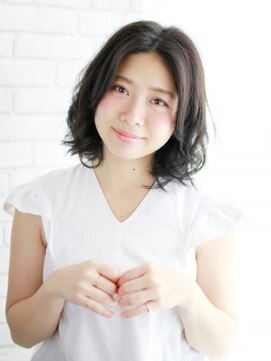 ヘアメイク ナル(hair make nalu) 清潔感のあるAラインのボブスタイル