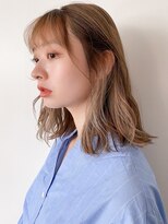 ネイヴィル オモテサンドウ(navile omotesando) *ミルクティーベージュでイヤリングカラー*