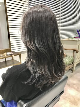 エマ(emma) ★ラベンダーパープル★セミロング★韓国風★