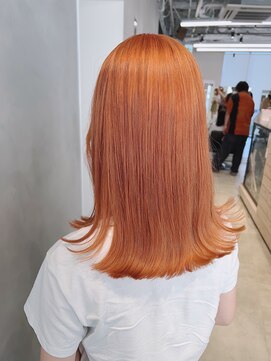 エイト ヘアサロン 渋谷本店(EIGHT) オレンジカラー