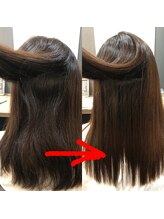くじら美容室&nbsp;ロングレイヤー