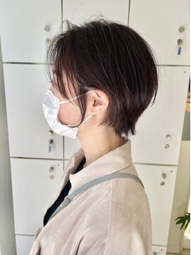 ソラ ヘアデザイン(Sora hair design) 耳かけショートボブ