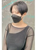 Forest Mirror新宿☆ S/S　黒髪刈り上げショート