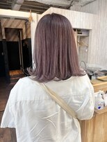 アクトゥス(AEQUITAS) ハーフブリーチ×パープルベージュ【池袋/20代/30代/40代】