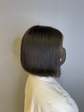ブロッサム 東久留米店(Blossom) 小顔補正立体カット×ナチュラル丸みボブ 10代20代30代40代50代