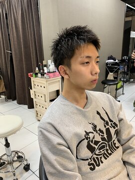 アイズ 海老名(AIZU) スパイキーショート ザクザクショート 骨格矯正カット メンズ