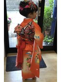 七草着付け+ヘアセット