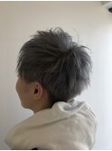 【nakajima】シルバーカラー×ツーブロック