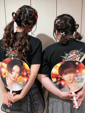 プアメリア 名古屋(Puamelia) ヘアセットヘアメイクお呼ばれヘアライブ量産コンサートアレンジ