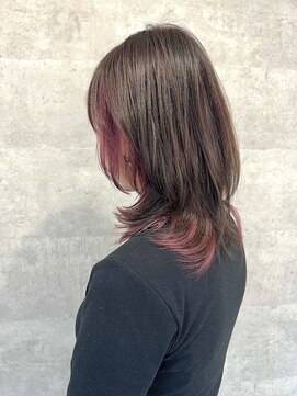 ブルーム 川崎(vroom) 【インナーピンク】ミディアムウルフ