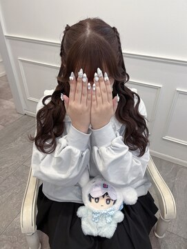 リルミー(Lilme) 【ヘアメ】お姉さん系ヘア＊編み上げハーフツイン＊新井