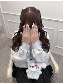 【ヘアメ】お姉さん系ヘア*編み上げハーフツイン*新井