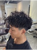 スパイキーショート×ピンパーマ sayaka