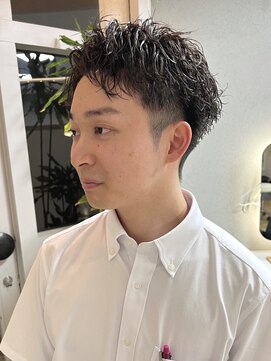 ゼロヘアーハナレ(zerohair HANARE) ピンパーマのすっきりショート