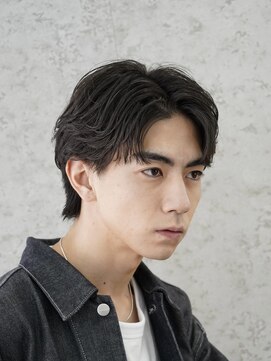 フィフス 栄(fifth) 自然な毛流れでラフにキマるセンターパート×ニュアンスパーマ