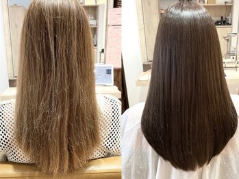 ルルバイアズール 草加店(LULU by azule)の写真/【LULU】で何度でも鏡が見たくなる美髪に☆一人ひとりに最適なヘアケア♪髪質改善カラー/トーリトメント