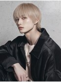 【LANTELDIT】メンズ　マッシュ　ホワイトベージュ