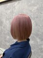 ヘアースタジオ ミツル(hair studio 326)&nbsp;ピンクベージュ／ダブルカラー／ハイトーン／メアブリーチ